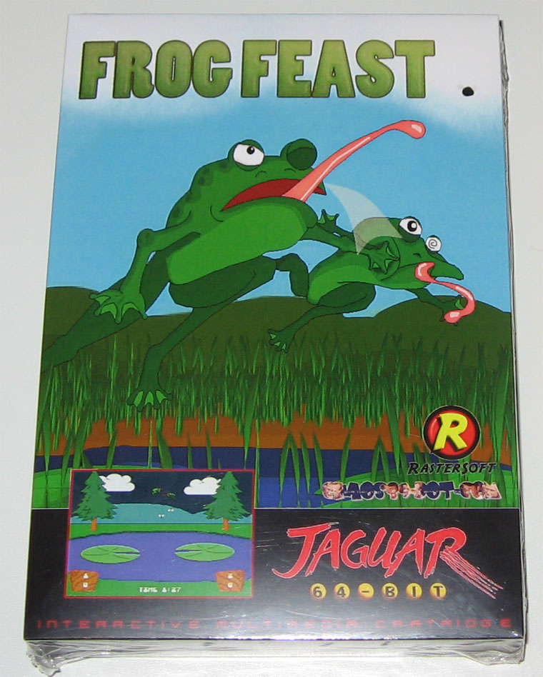 atari jaguar frog feast kasettiversio